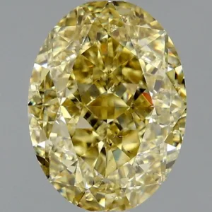 2.19 Carat Oval Fancy Yellow SI1 Natural Diamond