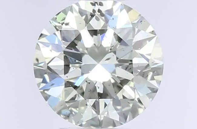 0.51 Carat Round Fancy Light Yellow Natural Diamond 1 0.51 Carat Round Fancy Light Yellow Natural Diamond