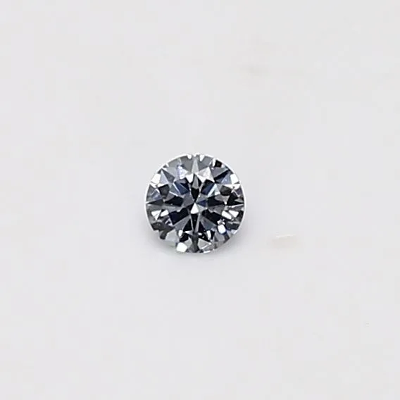 0.07 Carat Round Fancy Gray Blue Natural Diamond