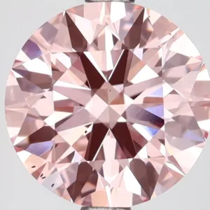 2.51 Carat Round Fancy Intense Pink VS2 Lab Diamond