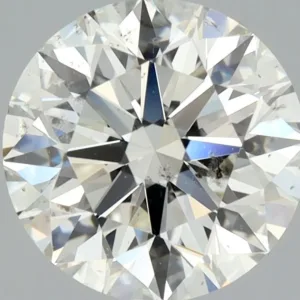 2.03 Carat Round J SI2 Natural Diamond