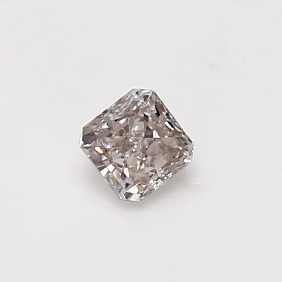 0.33 Carat Radiant Fancy Light Brown VS2 Natural Diamond
