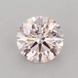 0.77 Carat Round Fancy Pink VS2 Lab Diamond