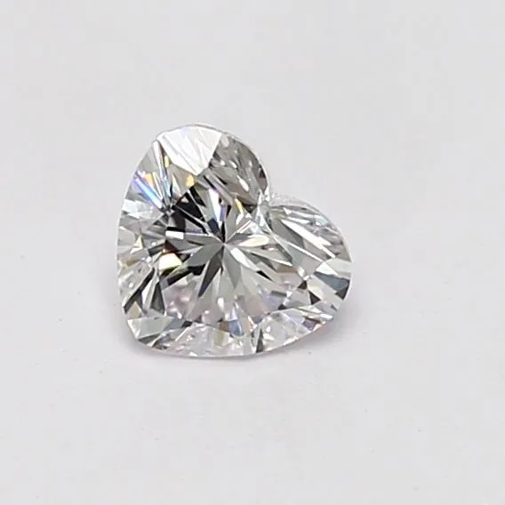 0.5 Carat Heart Faint Pink SI1 Natural Diamond