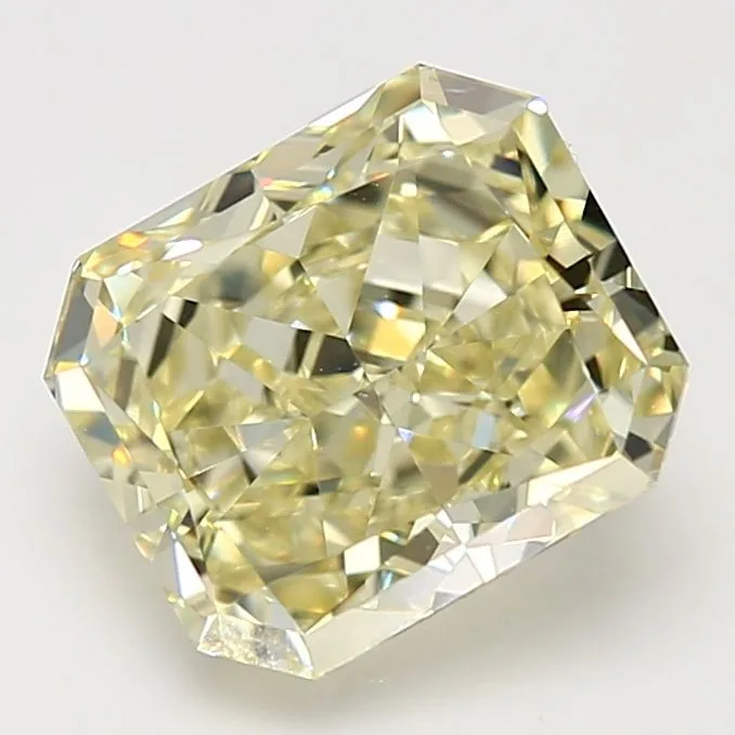 5.01 Carat Radiant Fancy Yellow VS1 Natural Diamond