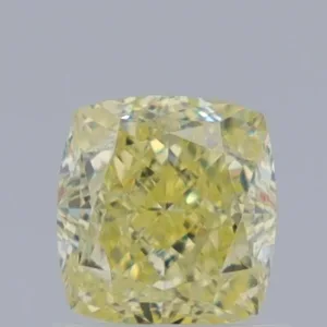 1.16 Carat Cushion Brilliant Fancy Yellow VS1 Natural Diamond