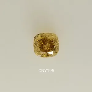 1.01 Carat Cushion Modified Fancy Deep Yellow Natural Diamond