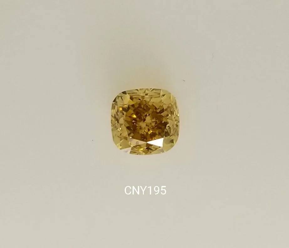 1.01 Carat Cushion Modified Fancy Deep Yellow Natural Diamond 1 1.01 Carat Cushion Modified Fancy Deep Yellow Natural Diamond