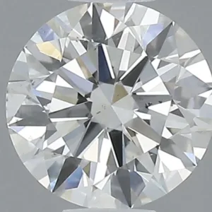 0.52 Carat Round F SI1 Natural Diamond