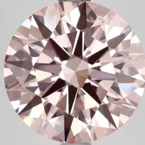 3.05 Carat Round Fancy Intense Pink VS1 Lab Diamond