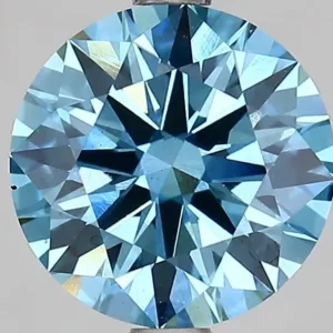 2.19 Carat Round Fancy Vivid Blue VS1 Lab Diamond