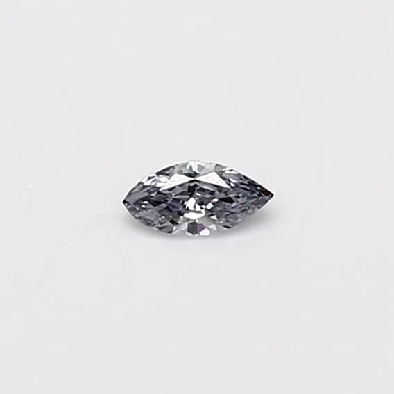 0.06 Carat Marquise Fancy Light Gray Blue Natural Diamond
