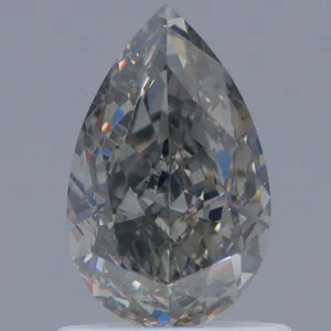 1.01 Carat Pear Fancy Gray SI2 Natural Diamond