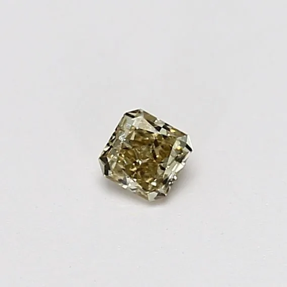 0.15 Carat Radiant Fancy Yellow SI1 Natural Diamond