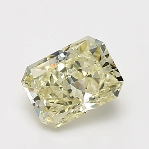 1.16 Carat Radiant Fancy Light Yellow VVS1 Natural Diamond