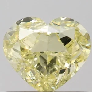 1.01 Carat Heart Fancy Yellow SI1 Natural Diamond