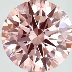 2.5 Carat Round Fancy Intense Pink VS1 Lab Diamond