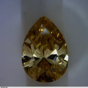 0.9 Carat Pear Fancy Brown Yellow SI2 Natural Diamond