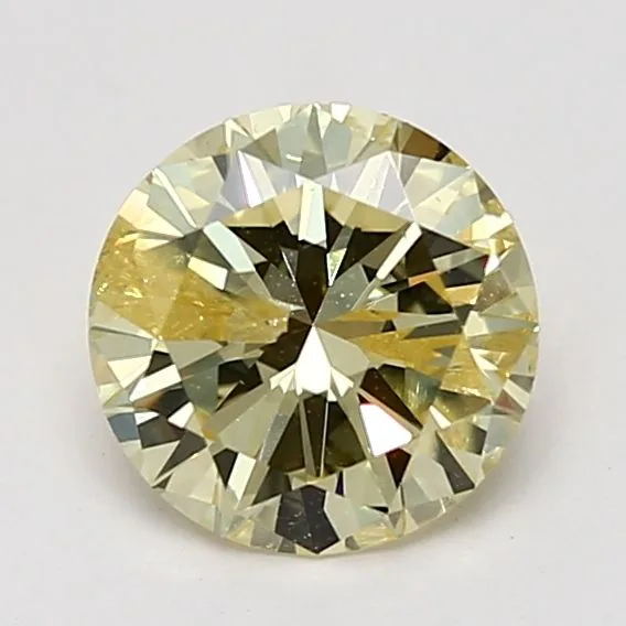 1.7 Carat Fancy  Yellow  ROUND Diamond