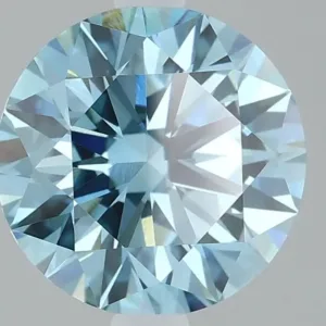 2.07 Carat Fancy Vivid Blue VVS2 ROUND Lab Diamond