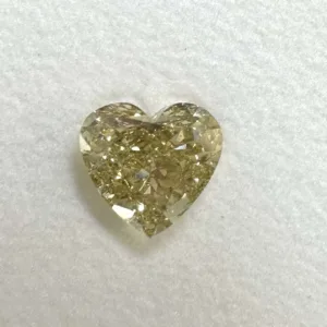 1.4 Carat Heart Fancy Yellow VS1 Natural Diamond