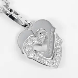 Cartier Double Heart Pendant Charm