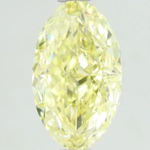 1.71 Carat Oval Fancy Yellow VVS2 Natural Diamond
