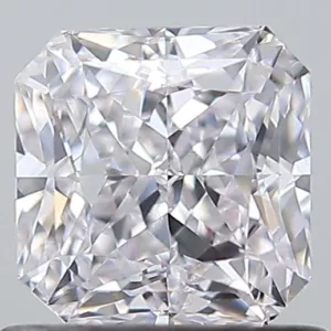 1 Carat Square Radiant Faint Pink SI1 Natural Diamond