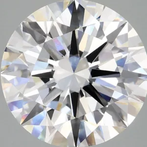 5.04 Carat Round E VVS2 Lab Diamond