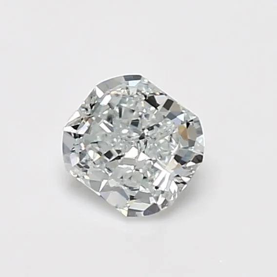 0.58 Carat Radiant Light Blue VS1 Natural Diamond
