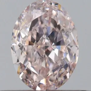 0.41 Carat Oval Light Pink VS1 Natural Diamond
