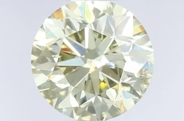 0.5 Carat Round Fancy Light Yellow SI2 Natural Diamond 1 0.5 Carat Round Fancy Light Yellow SI2 Natural Diamond