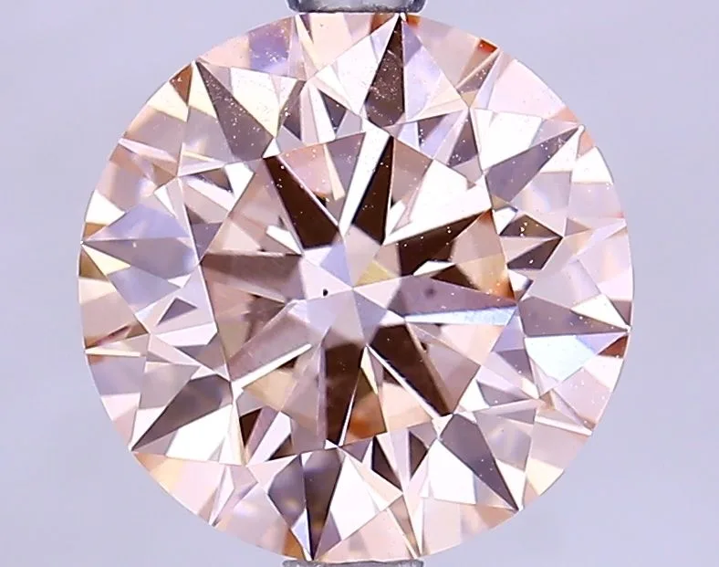 2.59 Carat Round Fancy Intense Pink VS1 Lab Diamond 1 2.59 Carat Round Fancy Intense Pink VS1 Lab Diamond