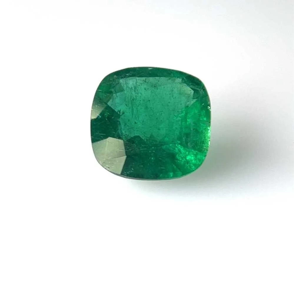 4.65 Carat   CUSHION EMERALD