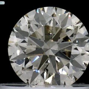 0.57 Carat Round J SI1 Natural Diamond