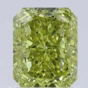 1.12 Carat Radiant Fancy Deep Yellow VS1 Natural Diamond