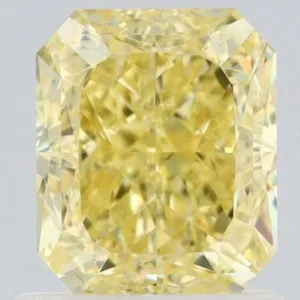 1.17 Carat Radiant Fancy Yellow IF Natural Diamond