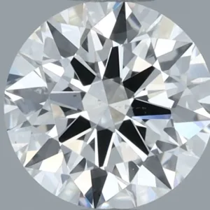 0.66 Carat Round F SI1 Natural Diamond
