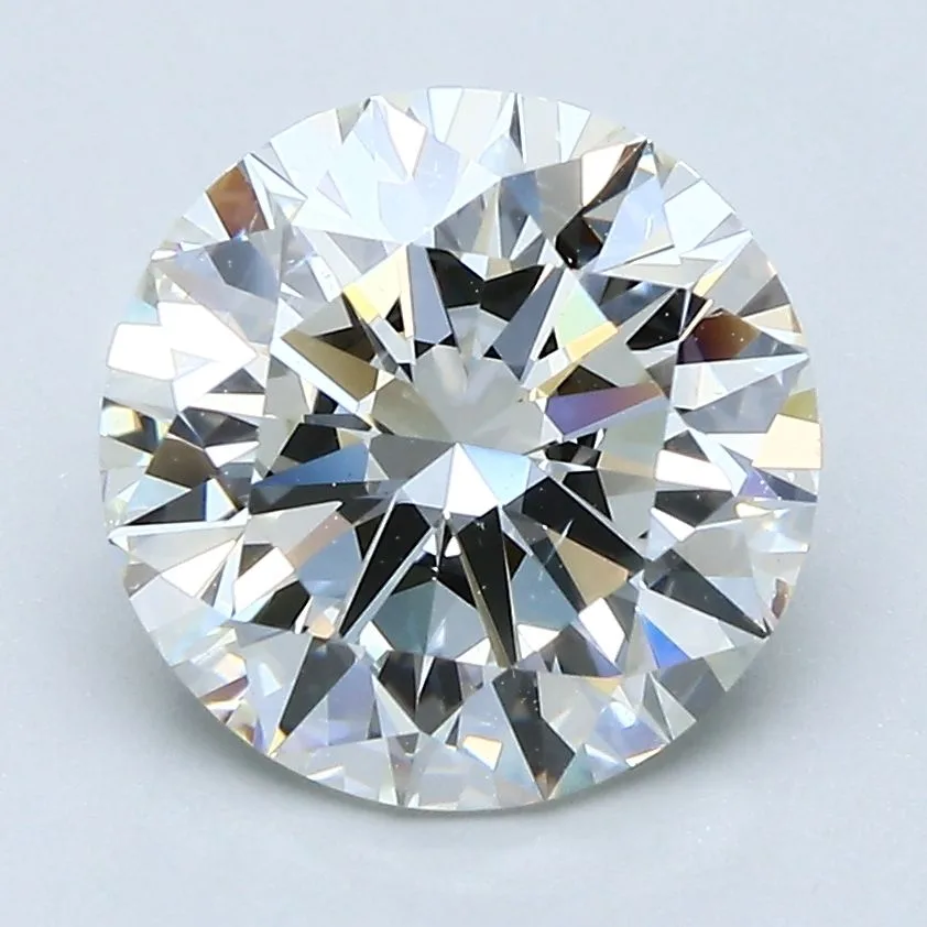3.01 Carat Round J SI1 Natural Diamond