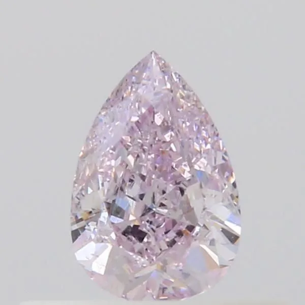 0.27 Carat Pear Light Pink I1 Natural Diamond