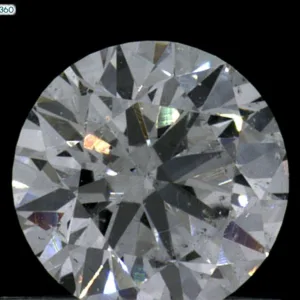 0.61 Carat Round D SI2 Natural Diamond