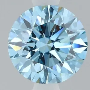 1.19 Carat Round Fancy Vivid Blue VS1 Lab Diamond