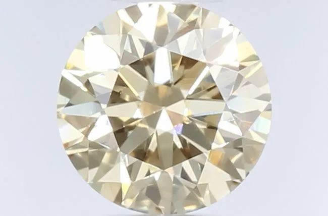 0.52 Carat Round Fancy Yellow VS1 Natural Diamond 1 0.52 Carat Round Fancy Yellow VS1 Natural Diamond