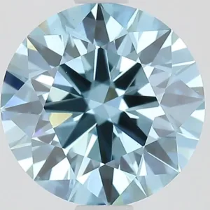 1.57 Carat Fancy Vivid Blue VS1 ROUND Lab Diamond
