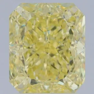 2.15 Carat Emerald Fancy Yellow VS1 Natural Diamond