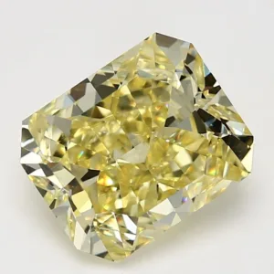 6.01 Carat Radiant Fancy Intense Yellow VVS2 Natural Diamond
