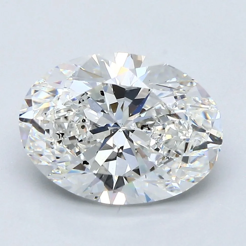 3.51 Carat G SI2 OVAL Diamond
