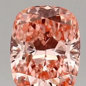 1.02 Carat Fancy Vivid Pink VS2 CUSHION MODIFIED Lab Diamond