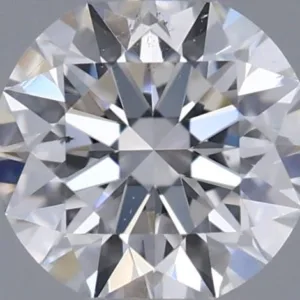 0.4 Carat Round D SI1 Natural Diamond