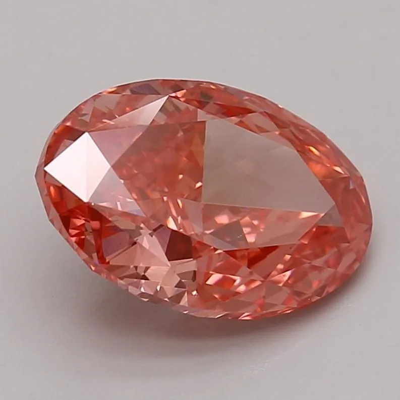 3.0 Carat Fancy Vivid Pink VVS2 OVAL Lab Diamond
